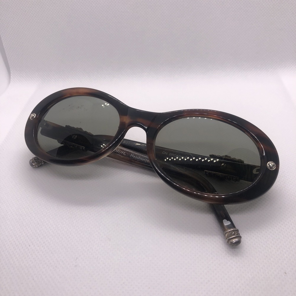 Brighton Handmade On Broadway Glasses Brown Metal Vintage Beautiful Multi Color